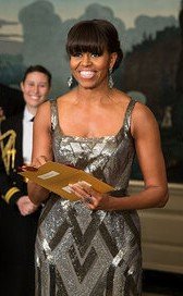Vía Satélite Michelle Obama presentó el Oscar a mejor película